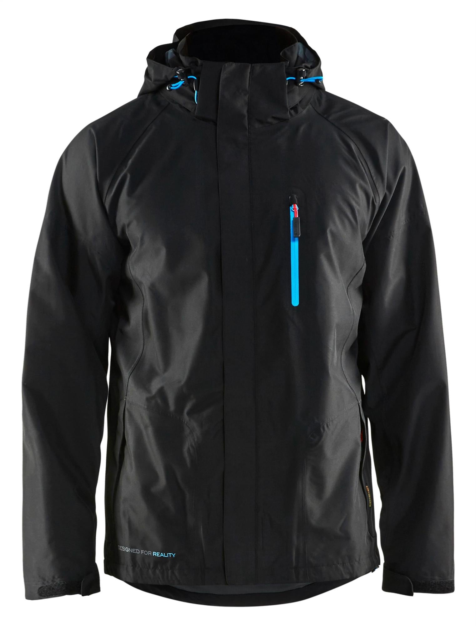 Blaklader black polyester waterproof breathable mesh-lined jacket #4866