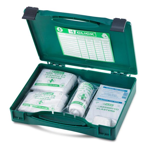 Single person green first aid box #CM0001