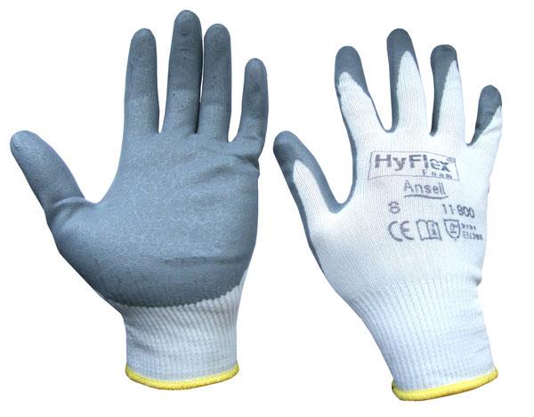 Ansell Hyflex  palm coated anti-cut glove #11-800 size medium