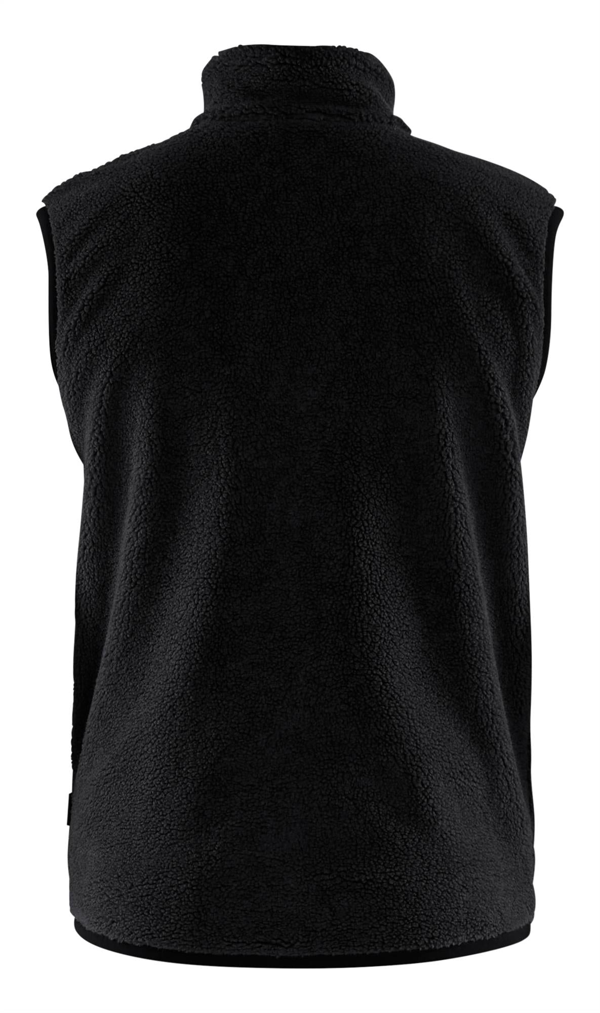 Blaklader black polyester warm-pile bodywarmer gilet #3820