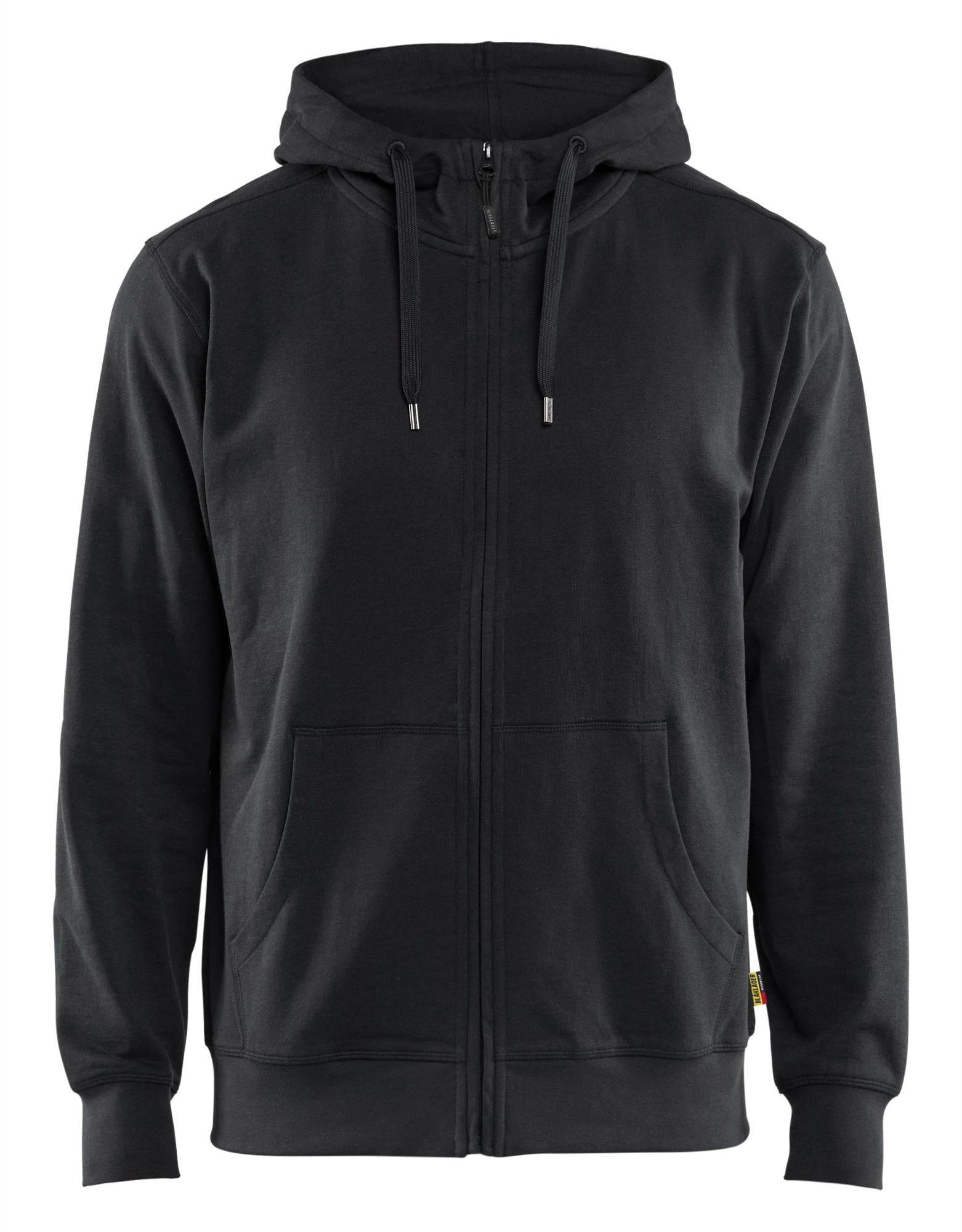 Blaklader black cotton men's full-zip hoodie #3366