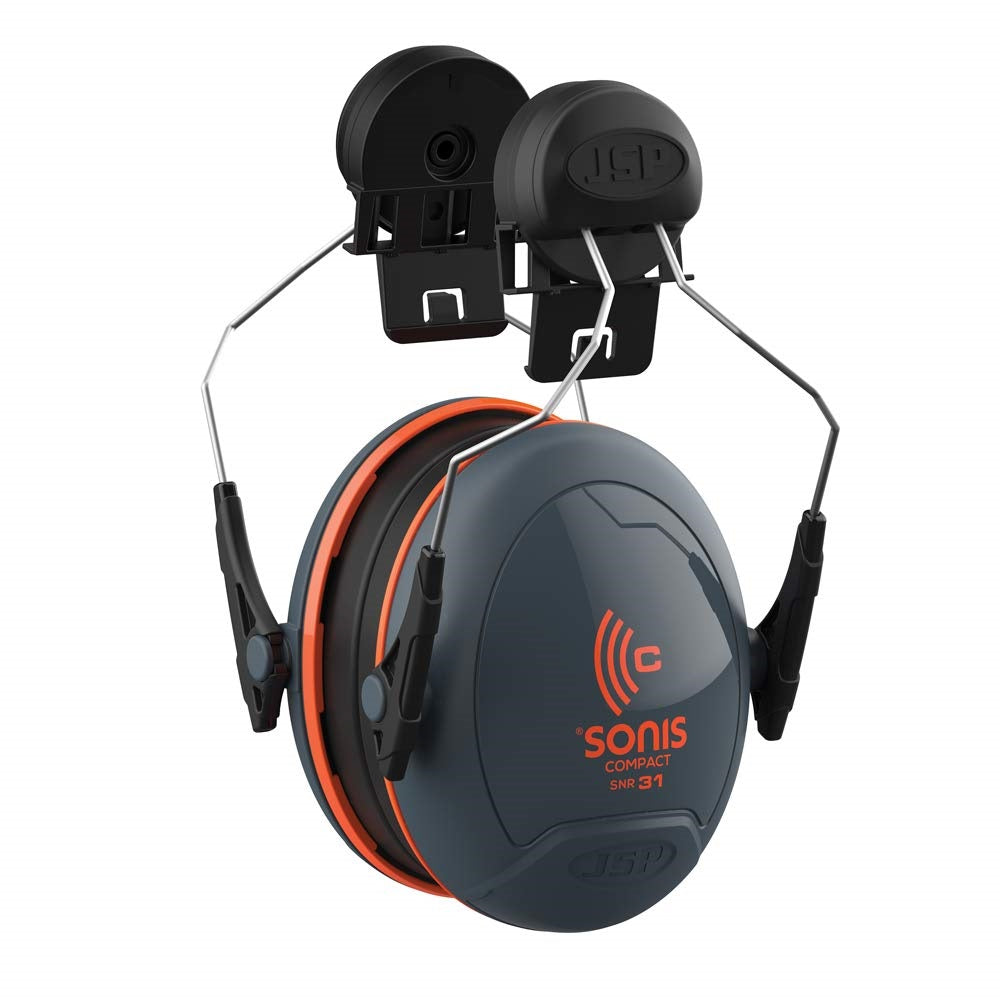 JSP Sonis® Compact low-profile helmet-mounted ear defenders 31dB SNR