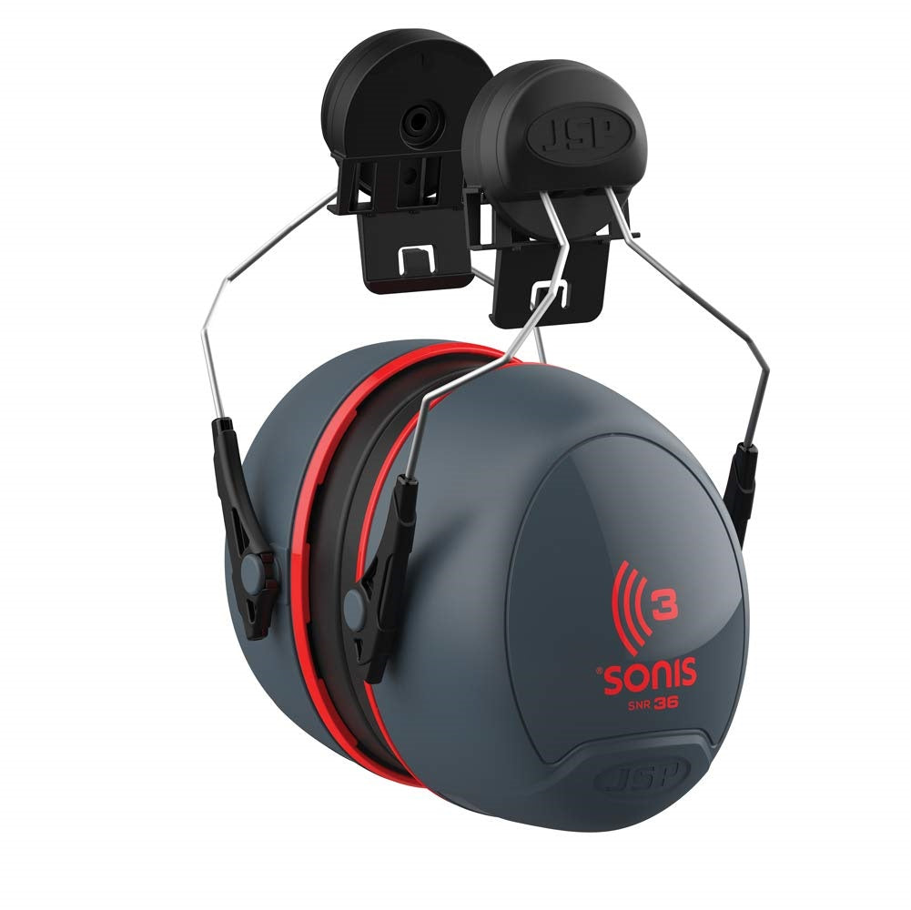 JSP Sonis® 3 helmet-mounted ear defenders 36dB SNR