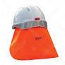 JSP UPF50 waterproof hi-viz flame-retardent anti-static orange helmet neck cape