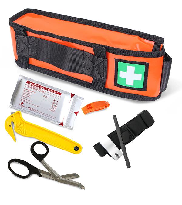 Critical injury Arborist emergency quick-release tourniquet kit