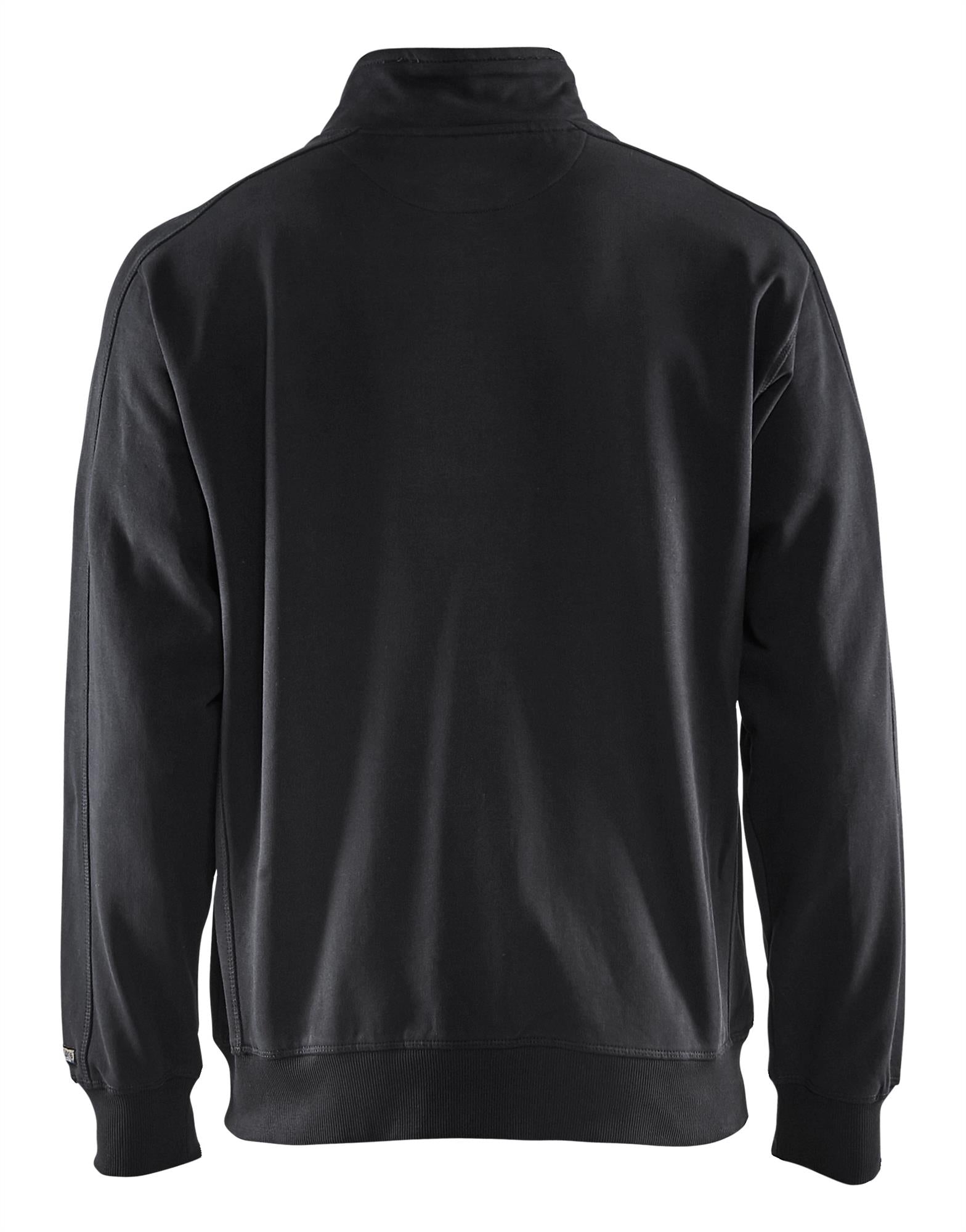 Blaklader black cotton-rich full zip sweatshirt #3349
