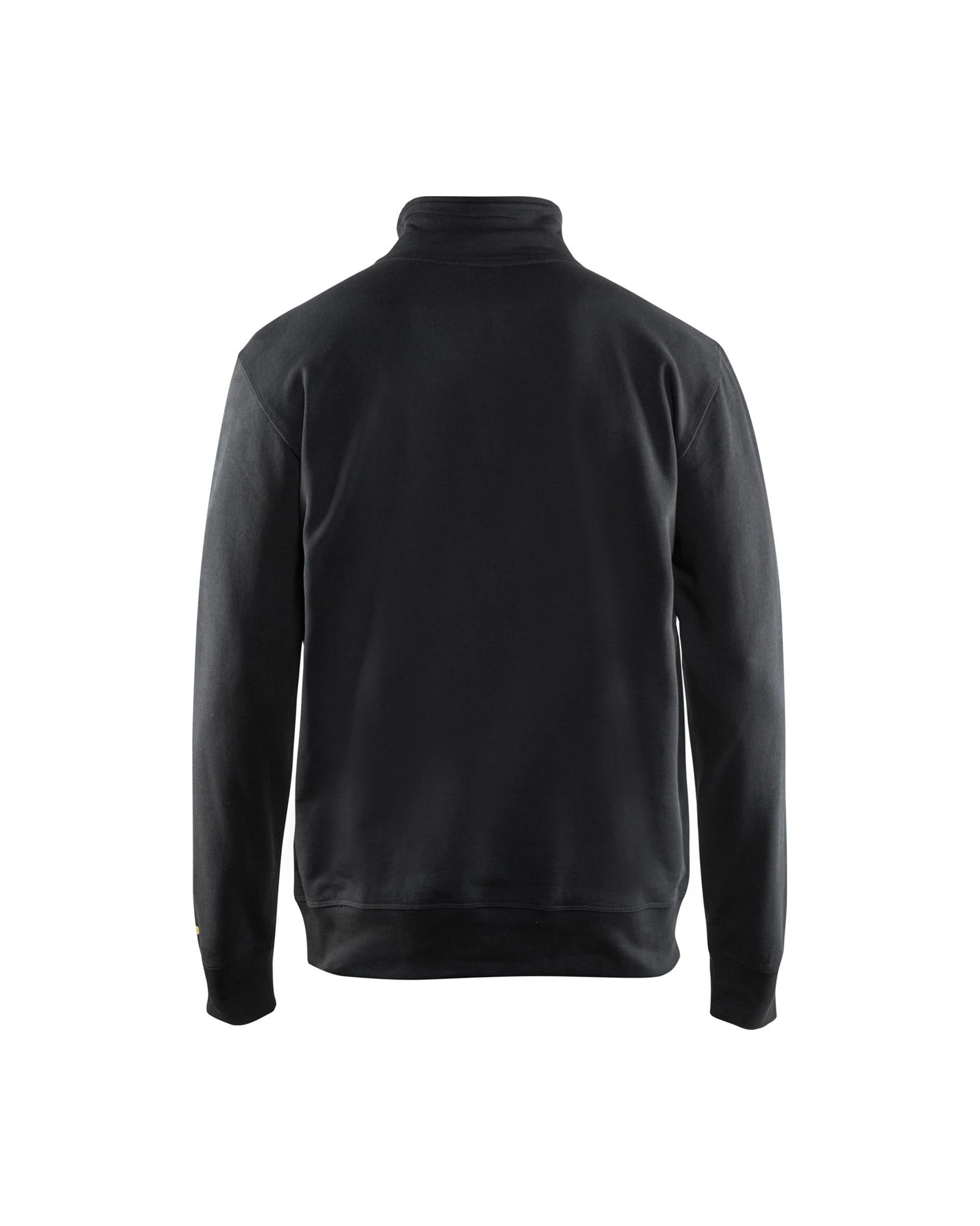 Blaklader black men's cotton half-zip sweatshirt #3369