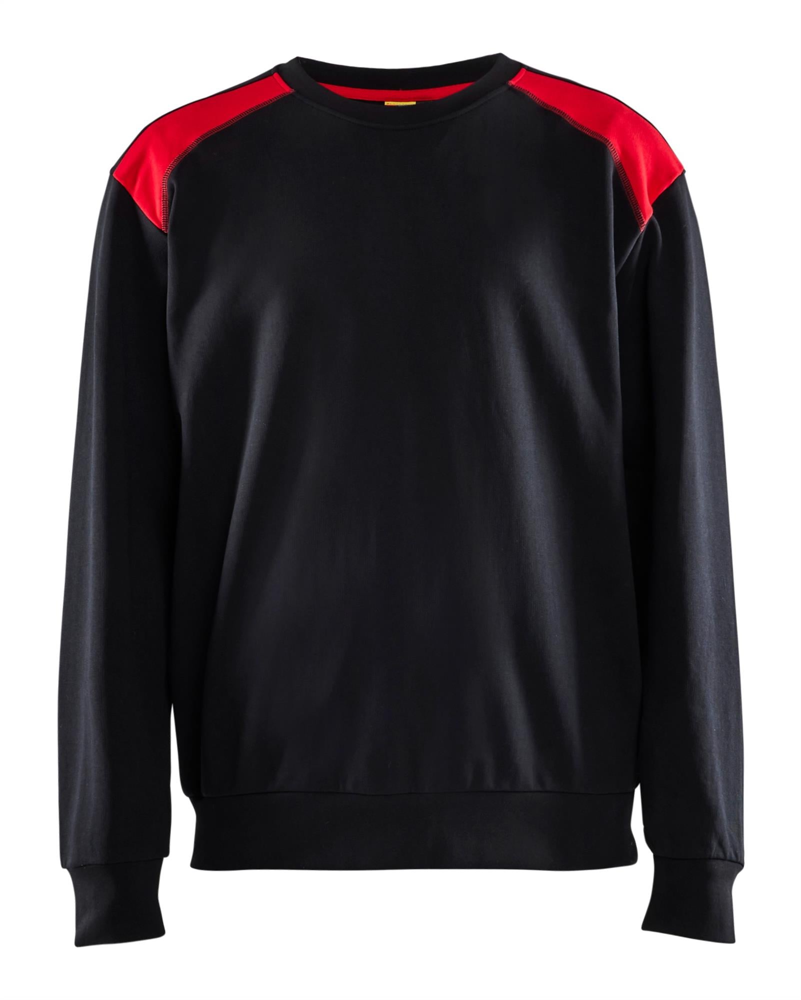 Blaklader black/red men's cotton sweatshirt #3580