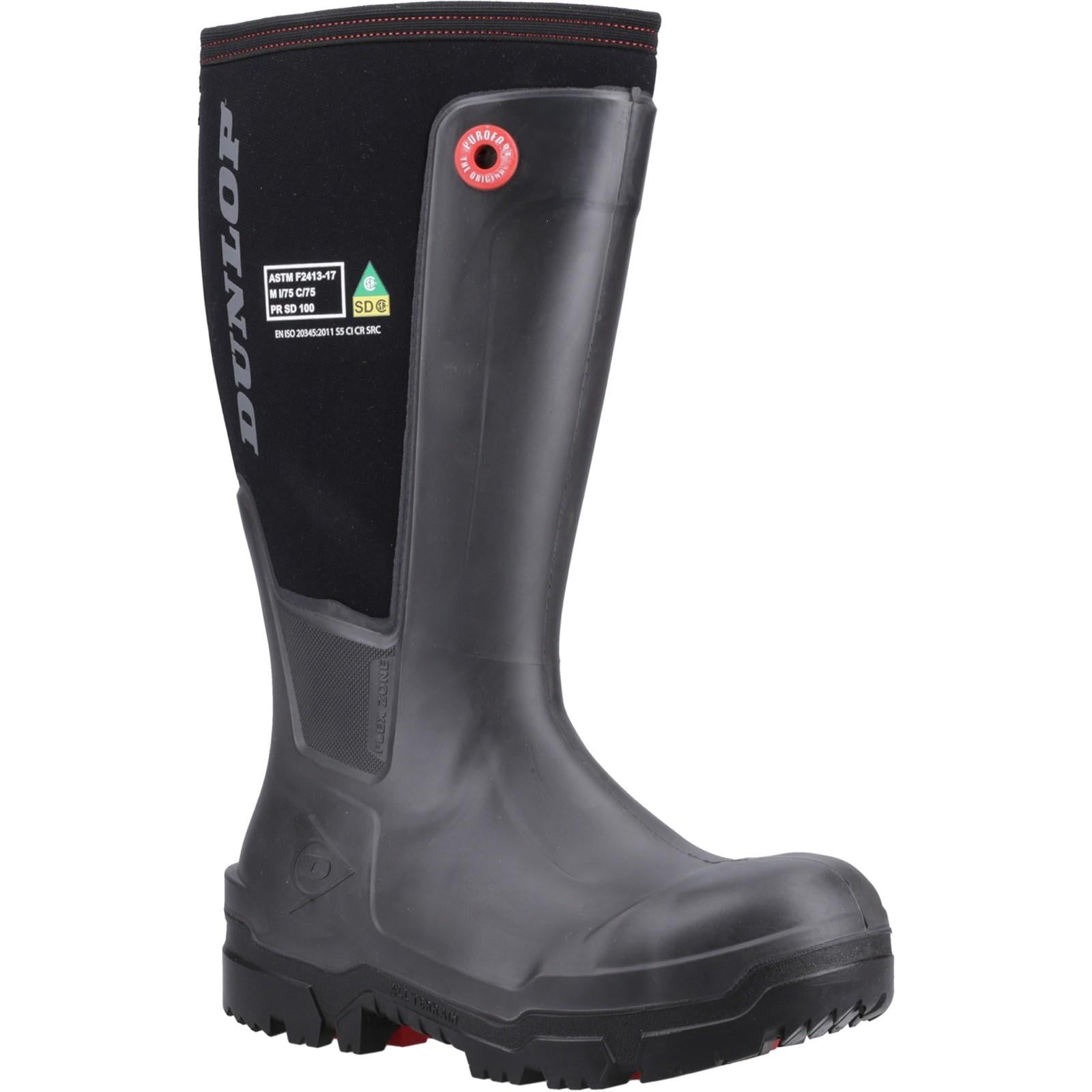 Dunlop Snugboot Workpro NE68A93 S5 composite toe/midsole safety wellington boot