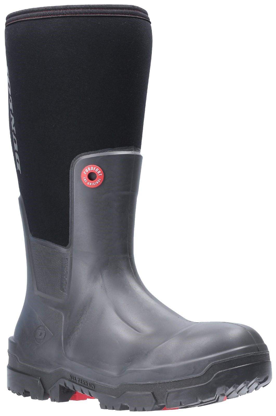 Dunlop Snugboot Pioneer OD60A93 black non-safety wellington boot