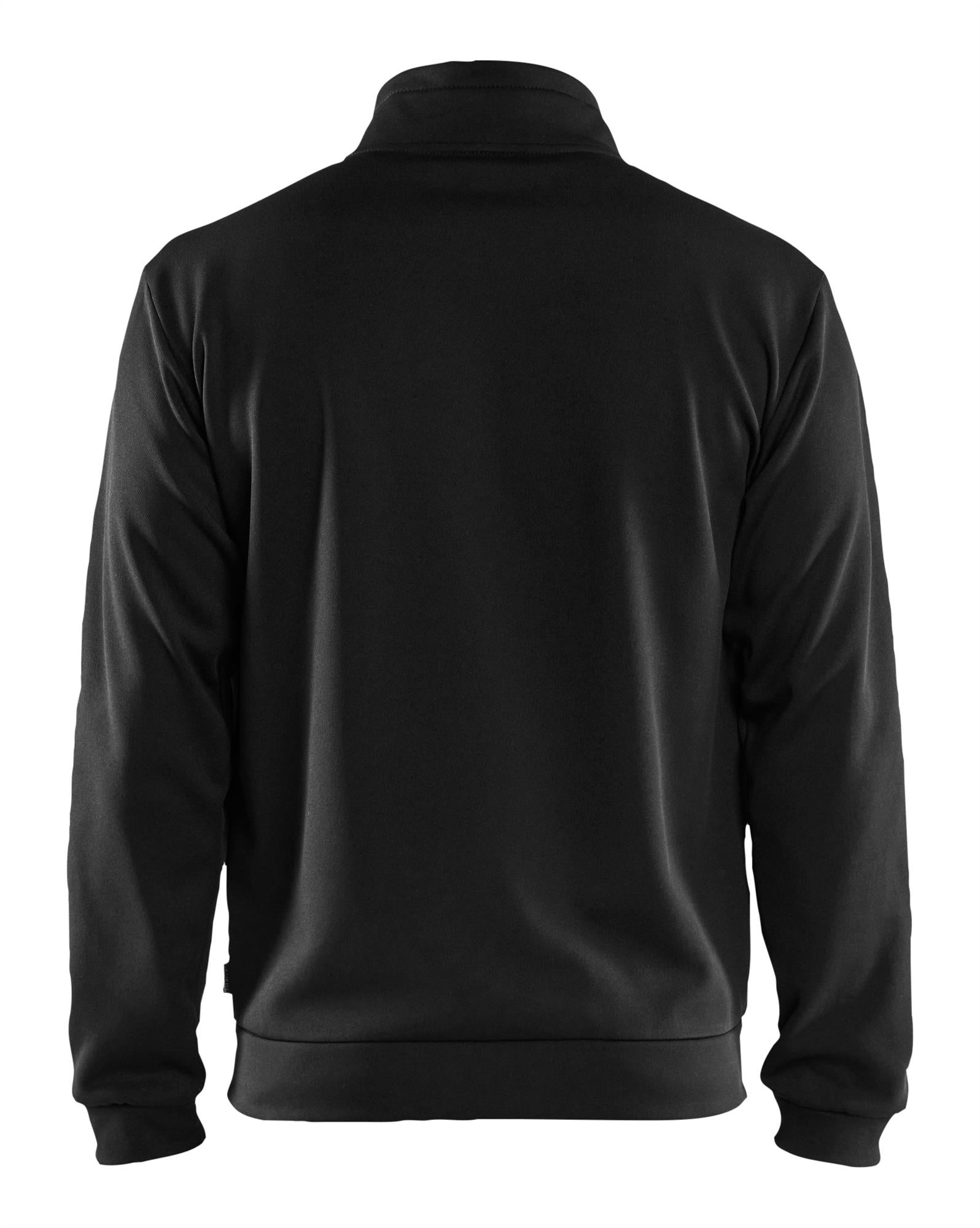 Blaklader black/grey men's polyester full-zip sweatshirt #3362