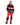 Blaklader black/red men's hi-vis half-zip sweatshirt #3553