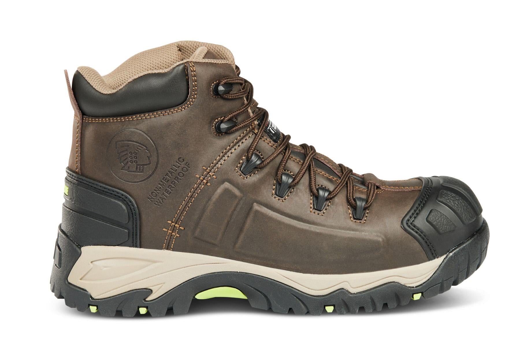 Apache Neptune S3 brown waterproof composite toe/midsole work safety boots
