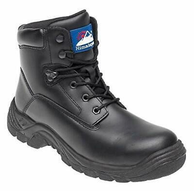 Himalayan S1P black leather steel toe-cap/midsole safety boot #5070