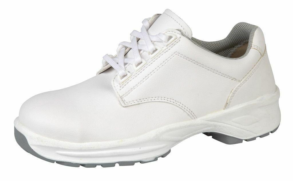 Himalayan S2 white microfibre lace-up food trade steel toe safety shoe #9951