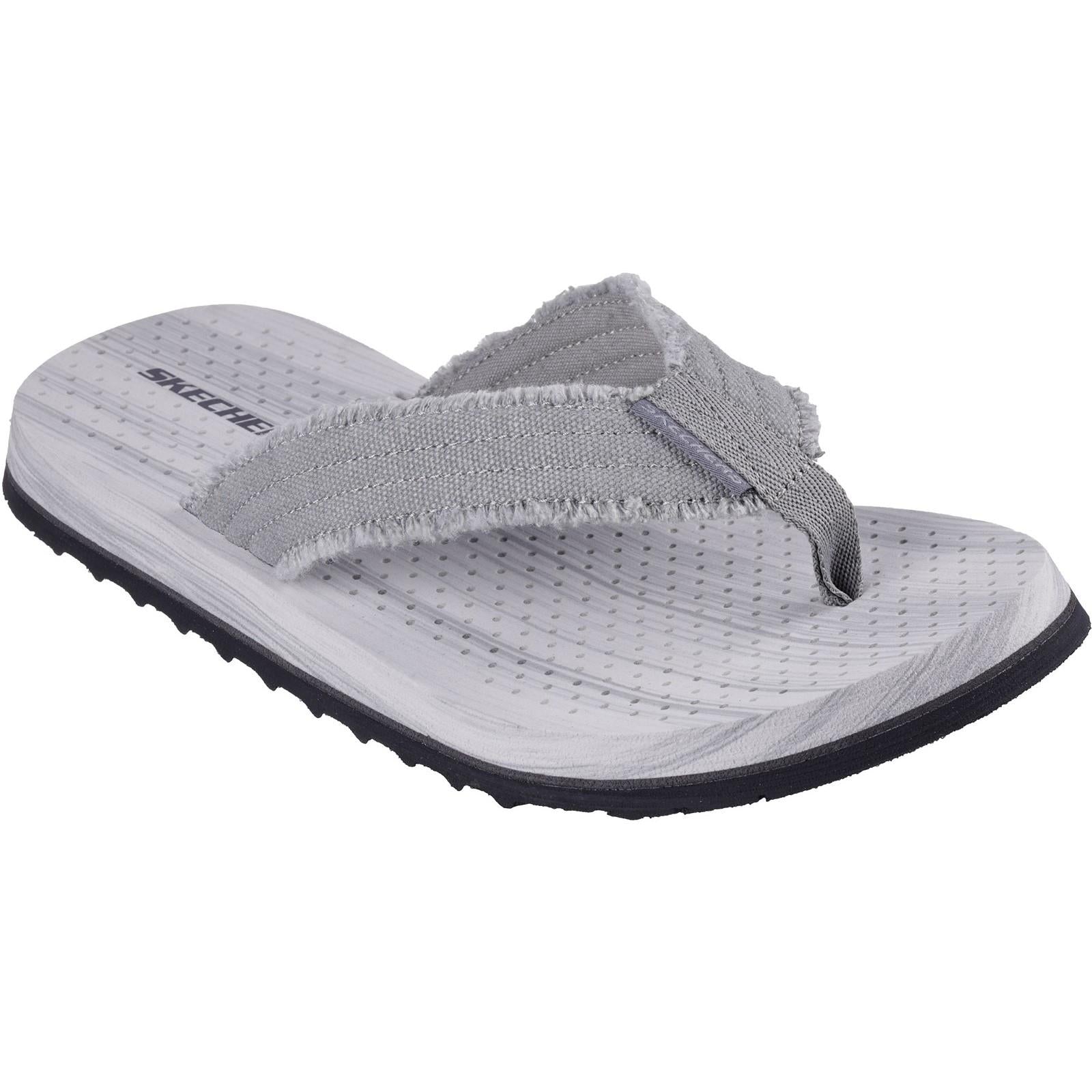 Skechers Tantric Fritz grey summer flip-flop sandals #205098