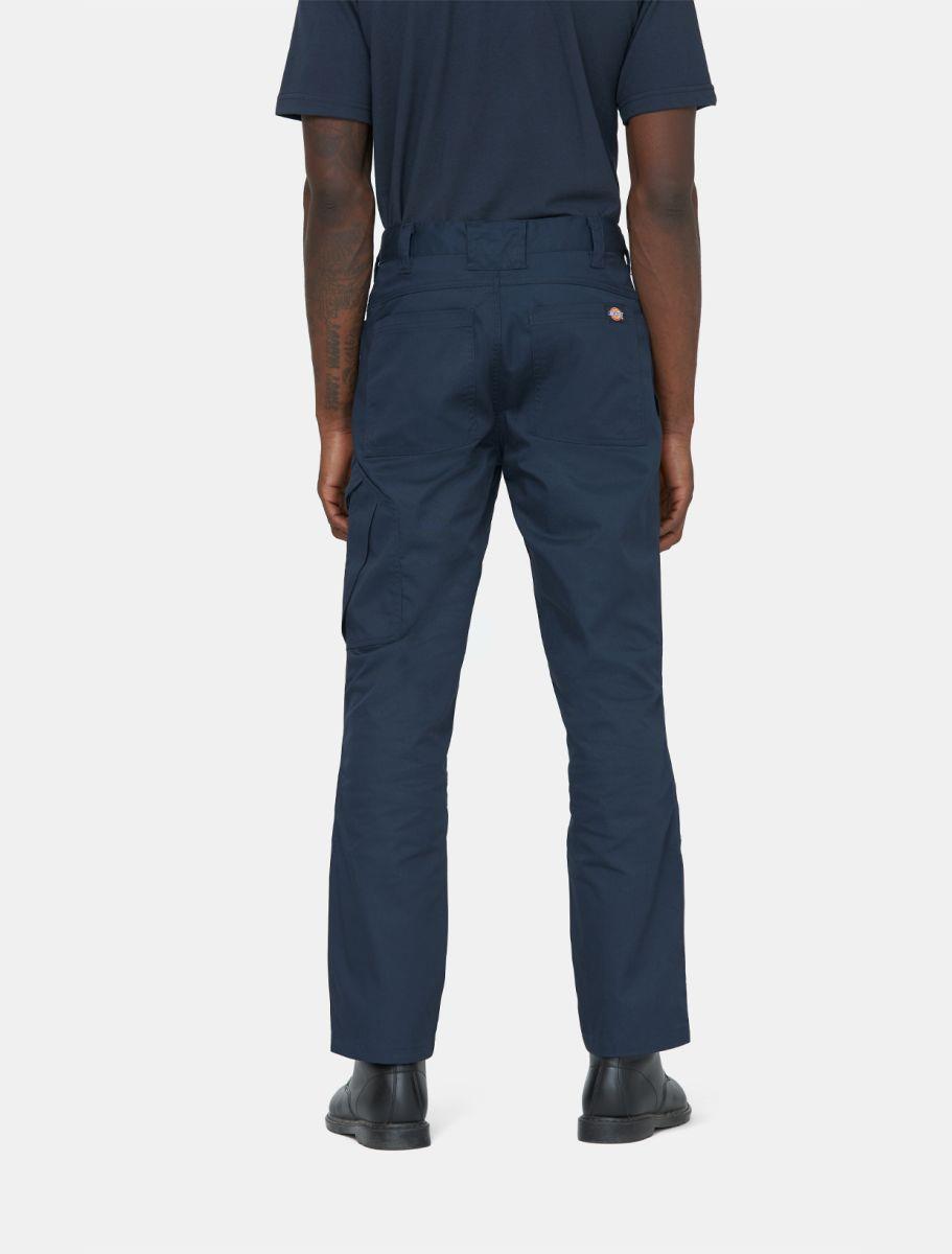 Dickies Action Flex navy knee pad cargo pockets work trousers