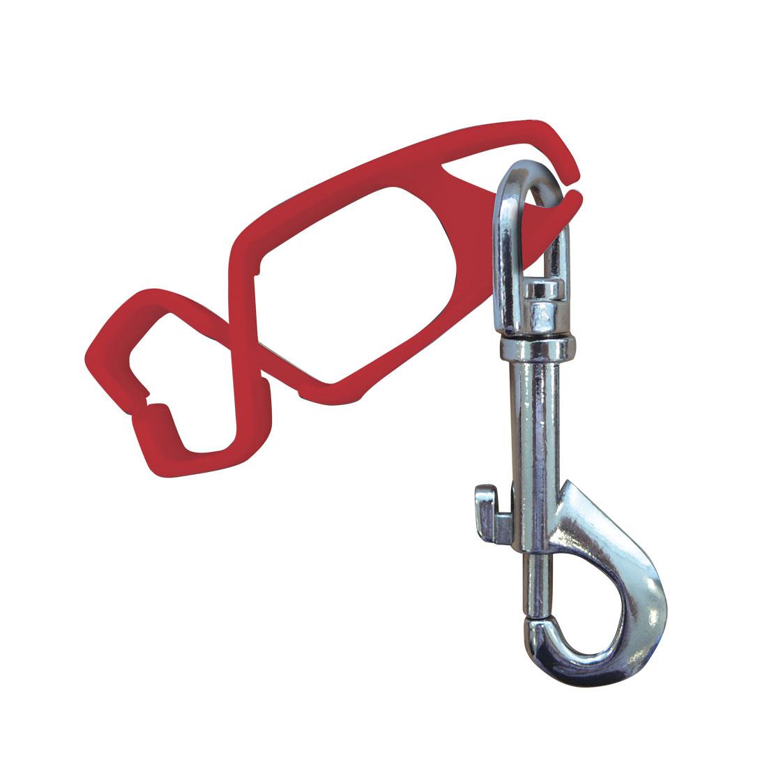 PORTWEST red plastic/metal glove and PPE holder clip #A001