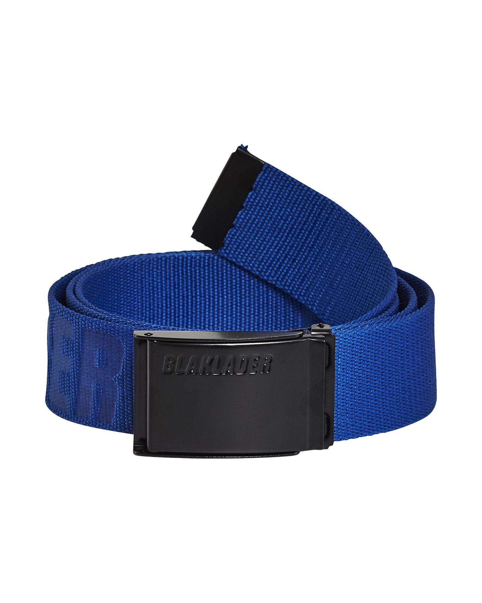 Blaklader cornflower blue textile adjustable belt with metal buckle #4034