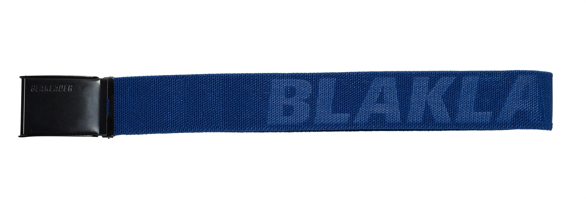 Blaklader cornflower blue textile adjustable belt with metal buckle #4034