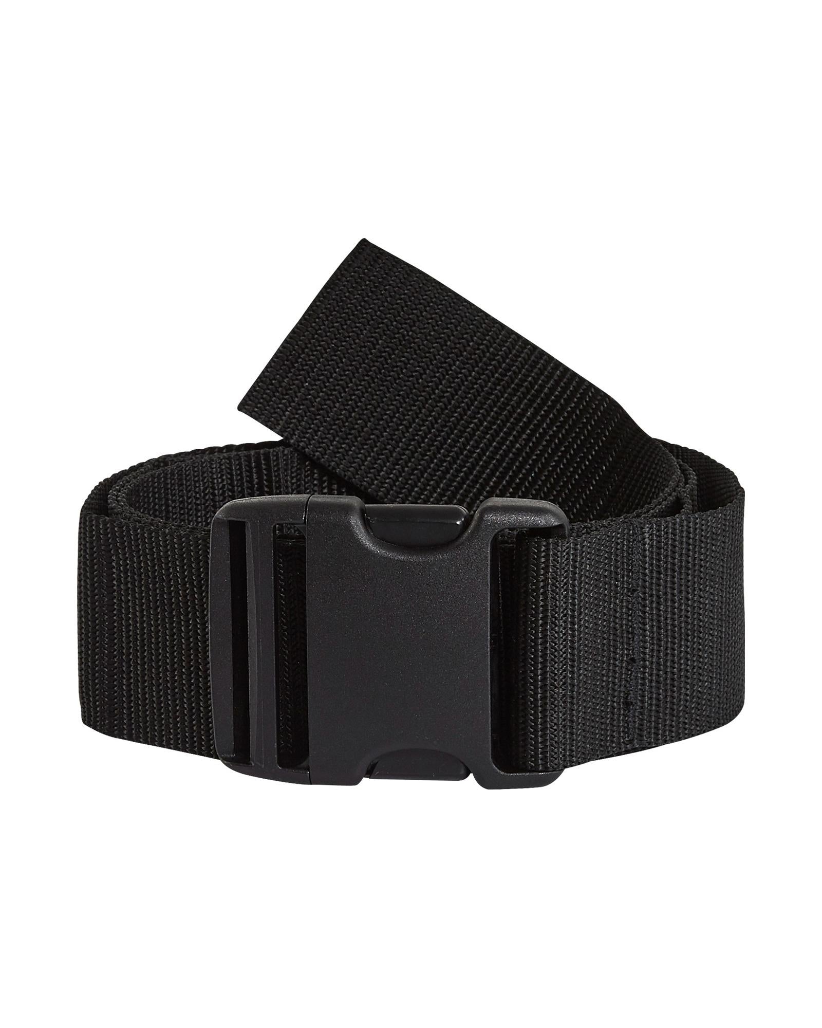 Blaklader black 2" 130cm long woven belt with plastic buckle #4006
