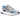 Skechers Global Jogger men's grey/blue suede/mesh memory-foam trainer #SK237200
