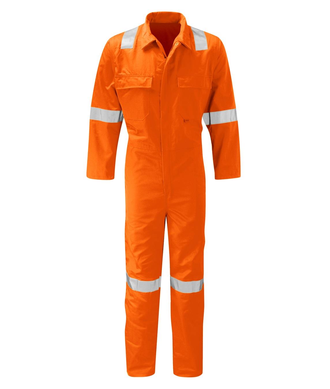 Fuego orange Pyrovatex inherently flame-retardant anti-static welder's coverall