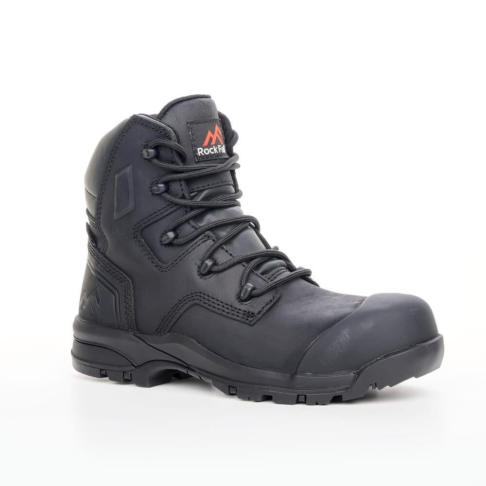 Rock Fall Carbon S7 ladies black composite toe/midsole work safety boots #RF725