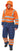 Orange/navy waterproof thermal insulated cold-store coverall #BD900