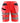 Blaklader red women's hi-vis stretch holster work shorts #7186