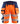 Blaklader orange/navy men's hi-vis 4-way stretch holster pocket shorts #1120