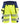 Blaklader yellow/navy men's hi-vis 4-way stretch holster pocket shorts #1120