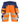 Blaklader orange/navy women's hi-vis 4-way stretch holster pocket shorts #7020