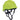 Cerva CURRO yellow working-at-height insulated vented safety helmet