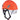 Cerva ALPINWORKER orange working-at-height vented safety helmet with integral eye shield
