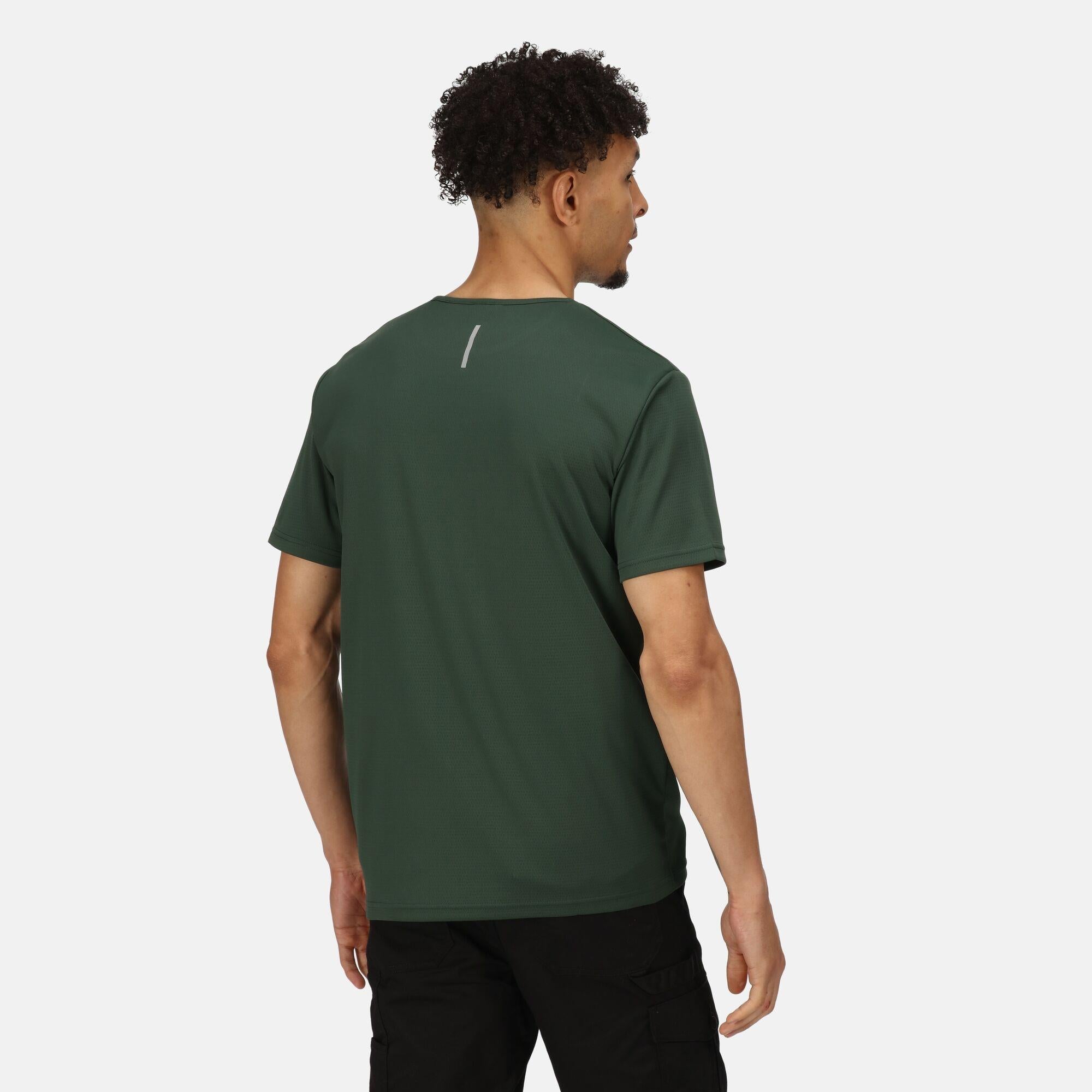 Regatta Pro green men's anti-bacterial moisture-wicking T-shirt #TRS226