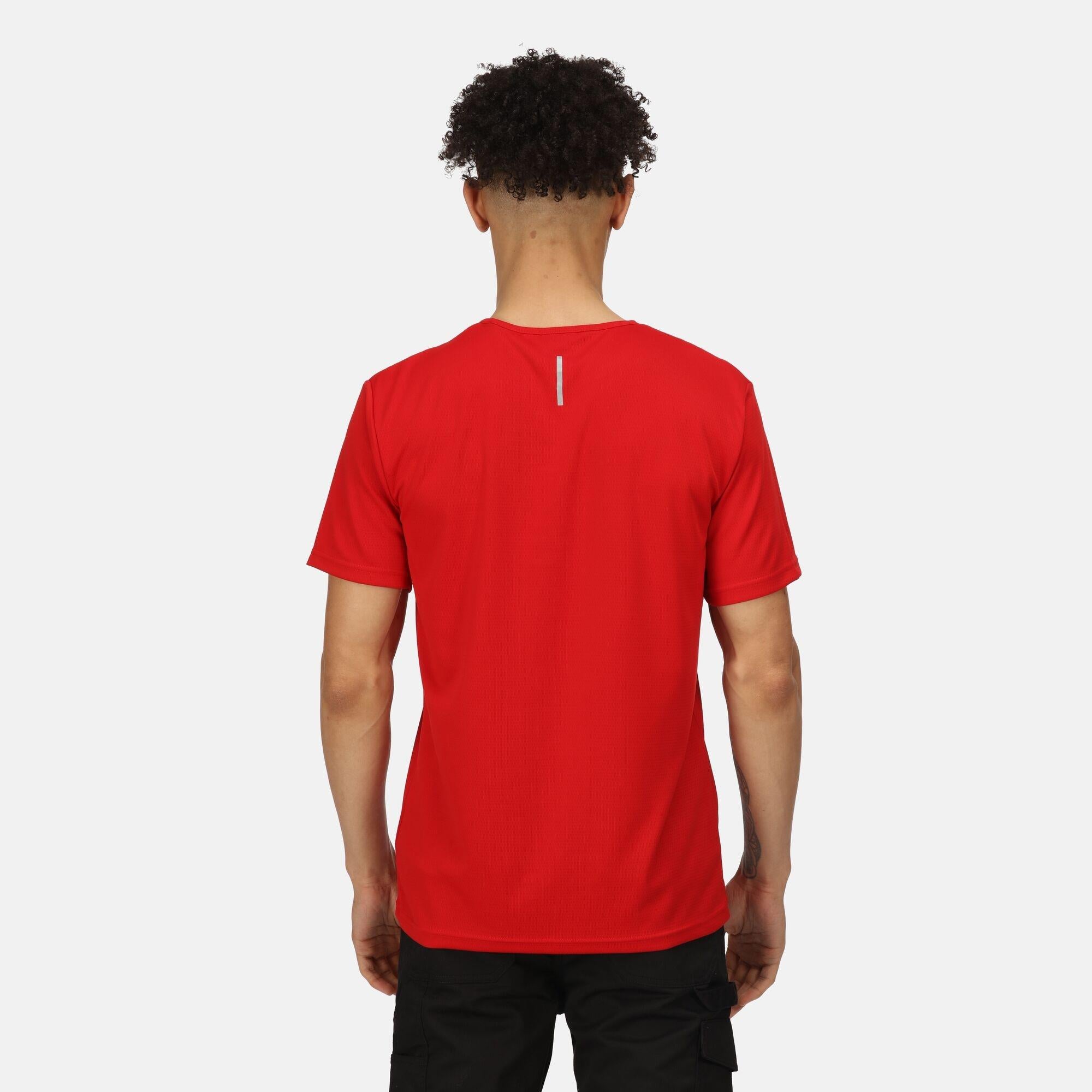 Regatta Pro red men's anti-bacterial moisture-wicking T-shirt #TRS226