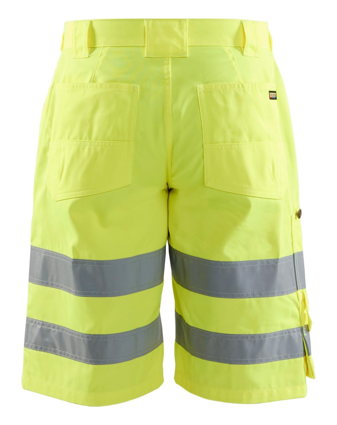 Blaklader yellow men's hi-vis work shorts #1595
