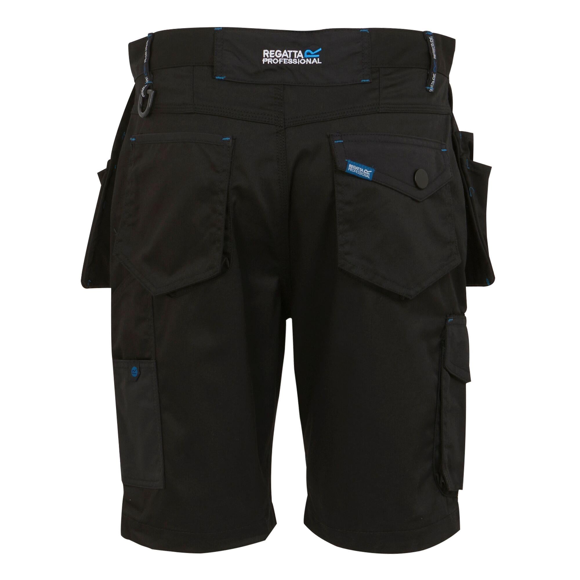 Regatta Tactical Incursion black men's water-repellent holster work shorts #TRJ394