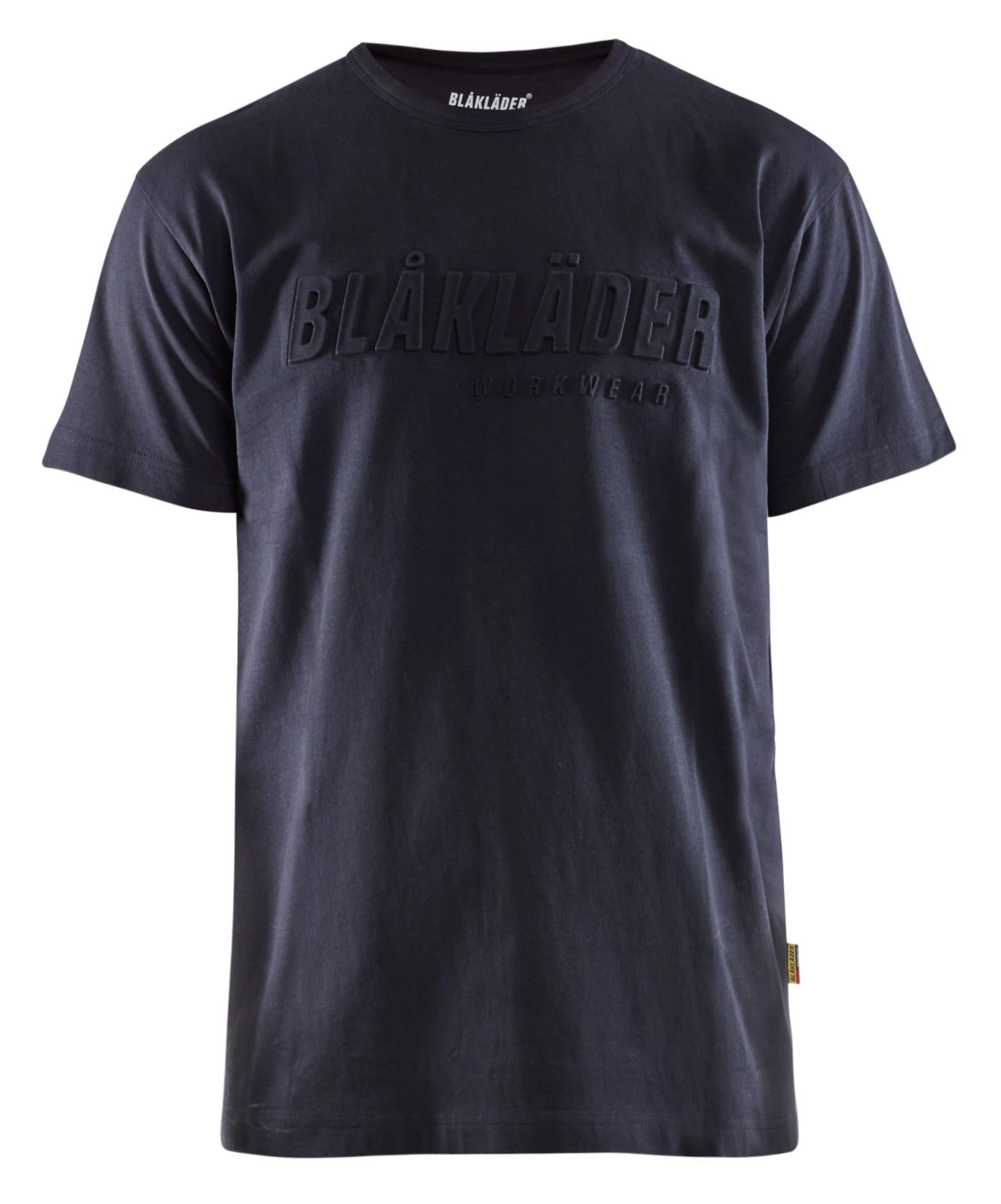 Blaklader 3D-logo dark navy men's cotton short-sleeve T-shirt #3531