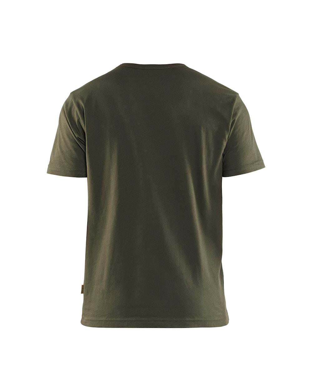 Blaklader 3D-logo forest night men's cotton short-sleeve T-shirt #3531