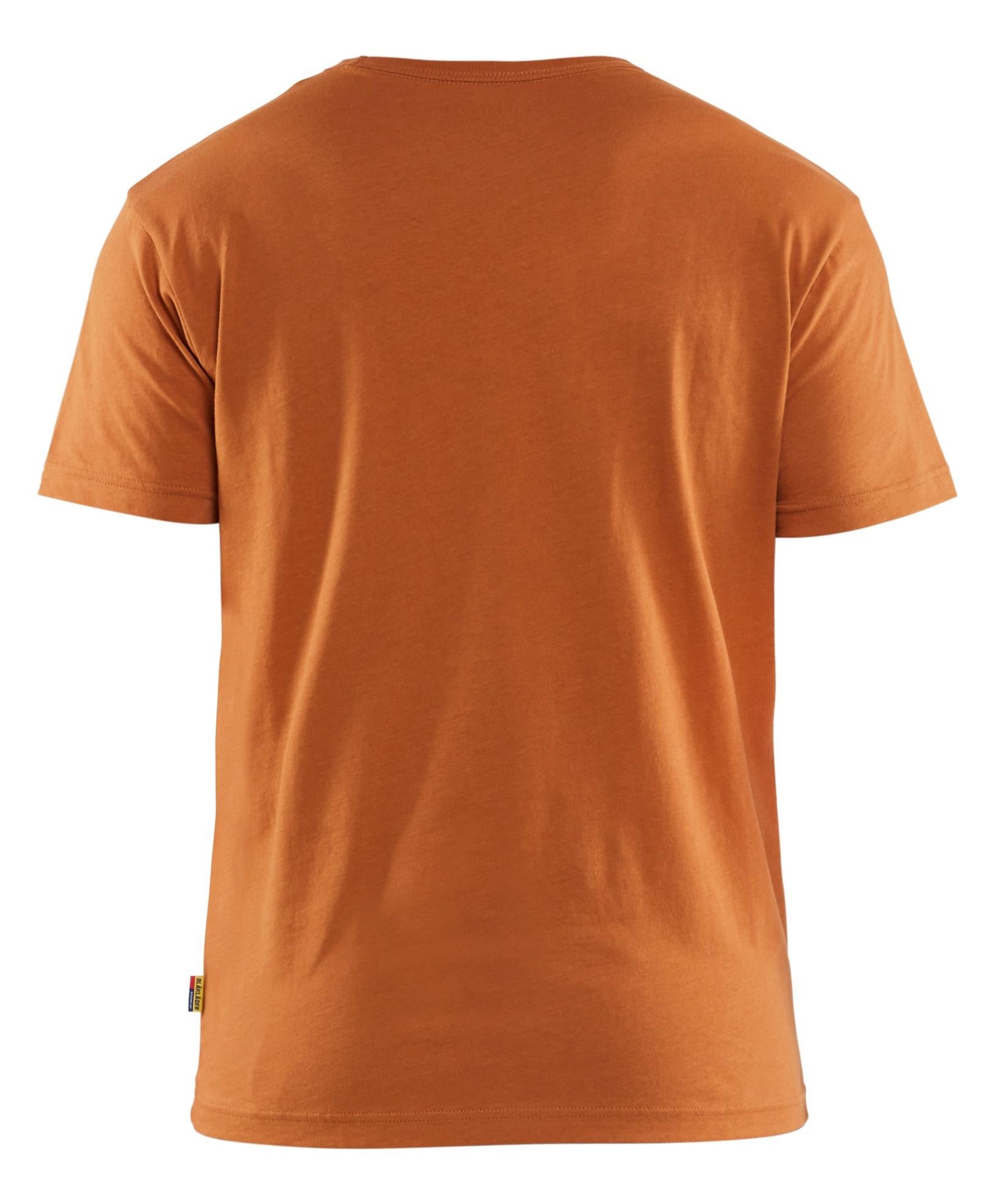 Blaklader 3D-logo rust men's cotton short-sleeve T-shirt #3531