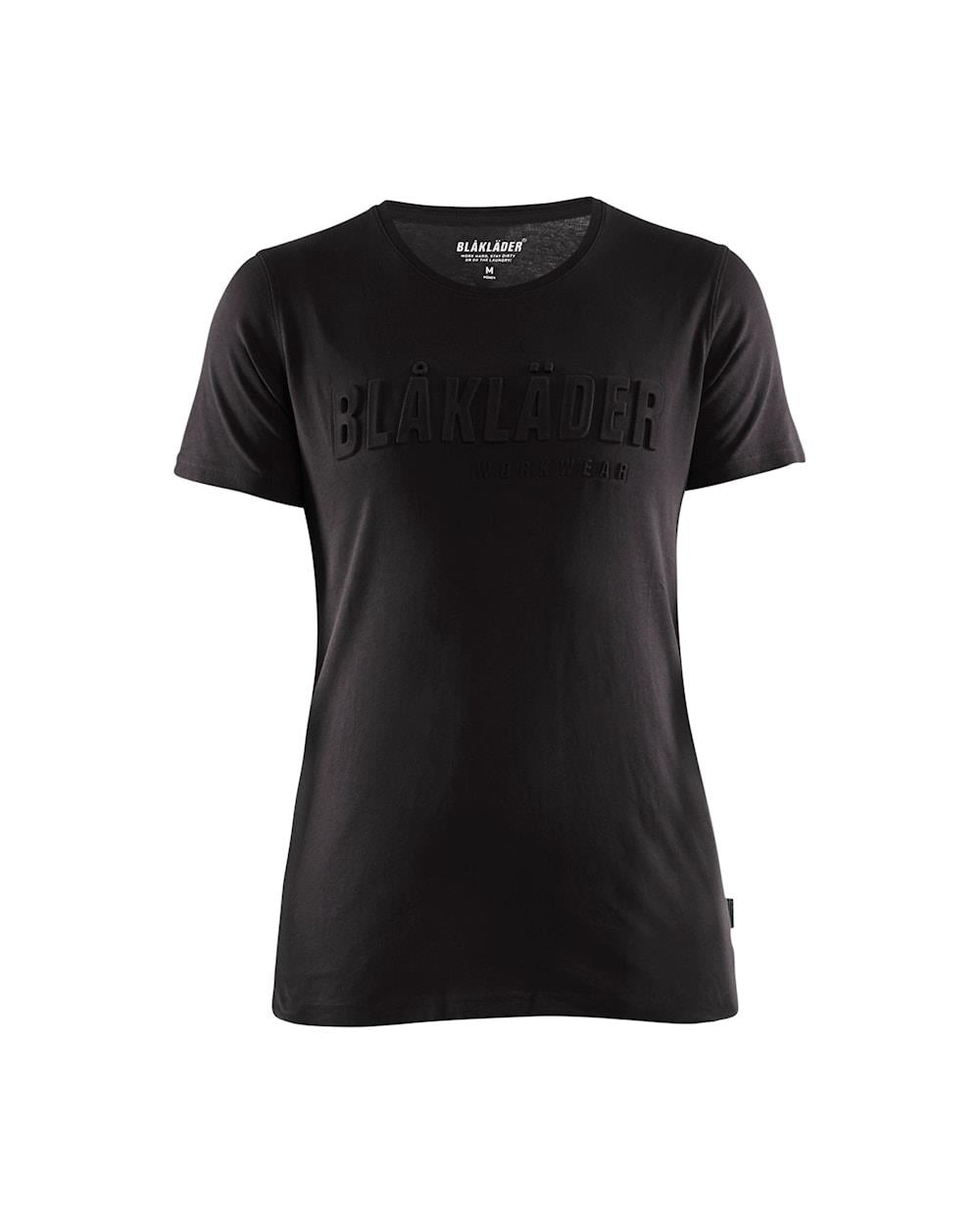 Blaklader 3D-logo black women's cotton short-sleeve T-shirt #3431