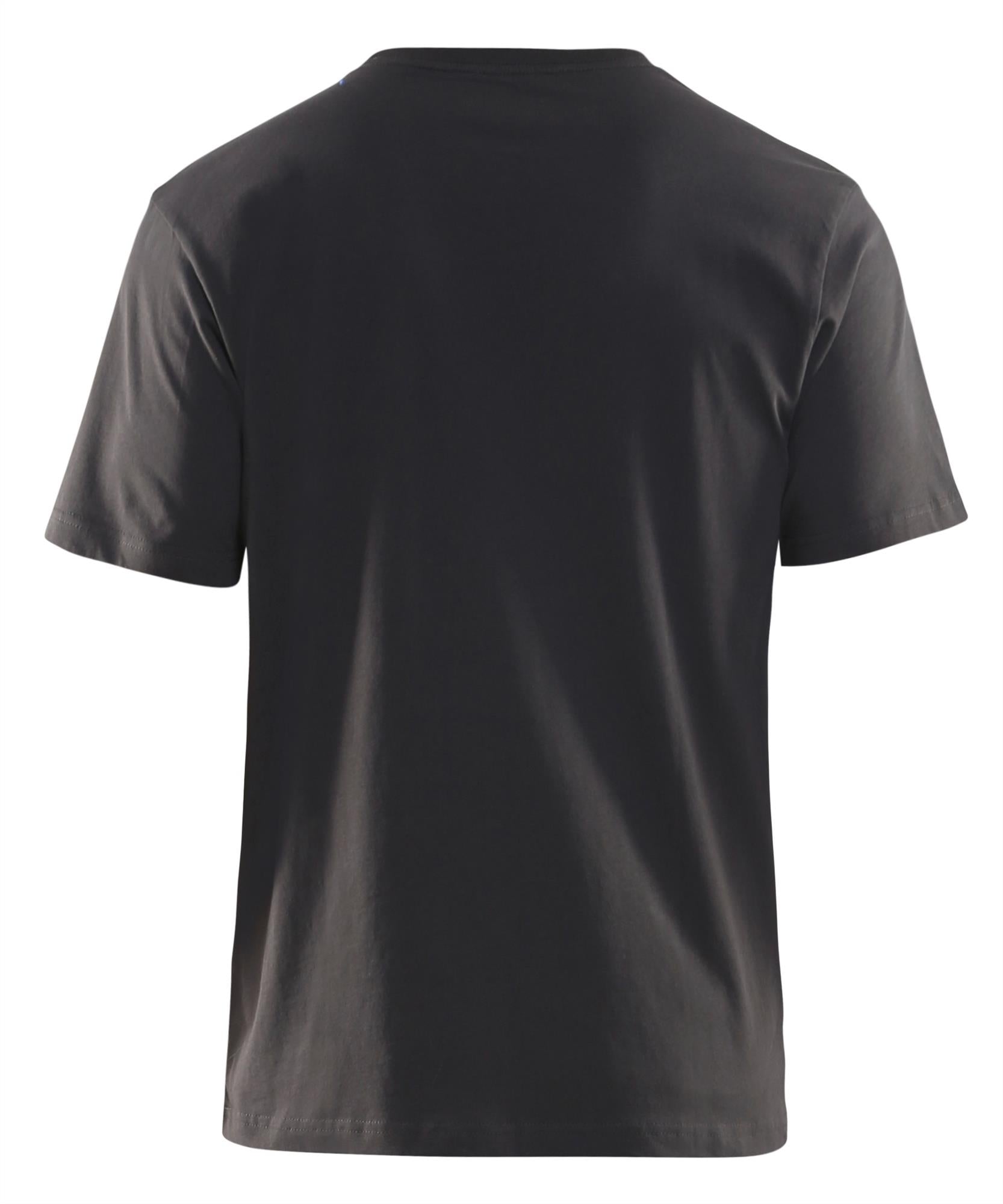 Blaklader dark grey men's cotton short-sleeve T-shirt #3525