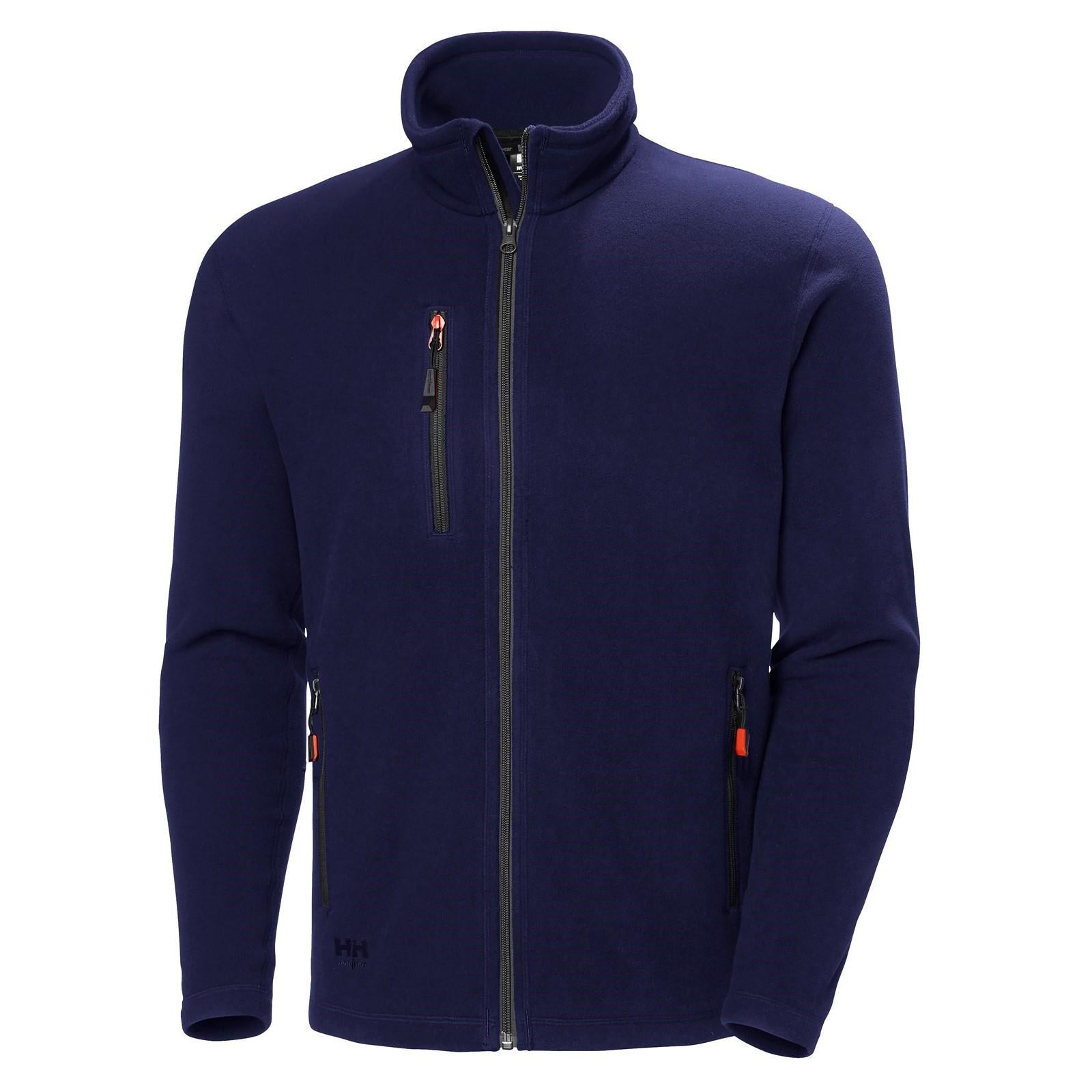Helly Hansen Oxford navy recycled material fleece jacket #72026