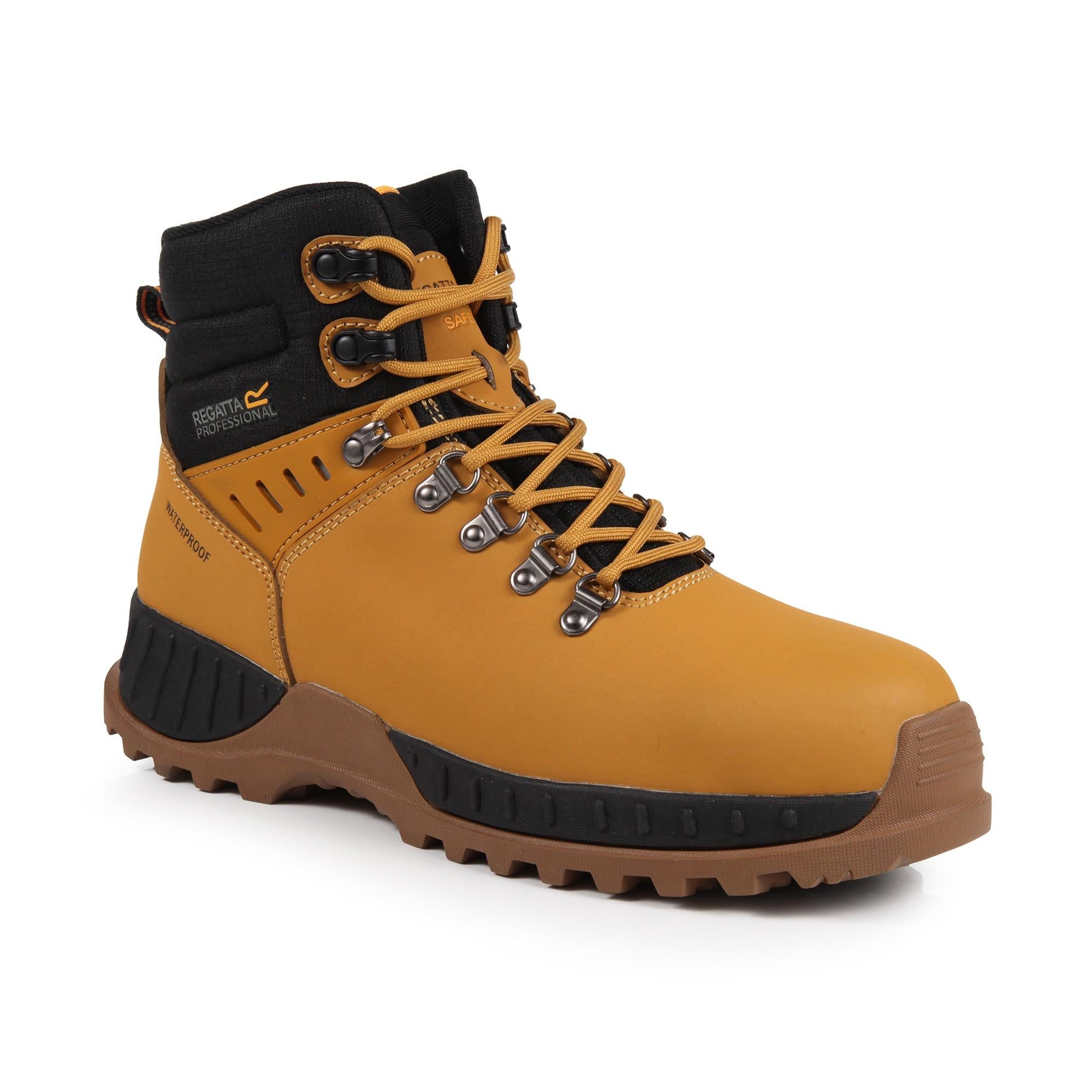 Regatta Grindstone S7 honey/black nubuck composite toe/midsole safety boot