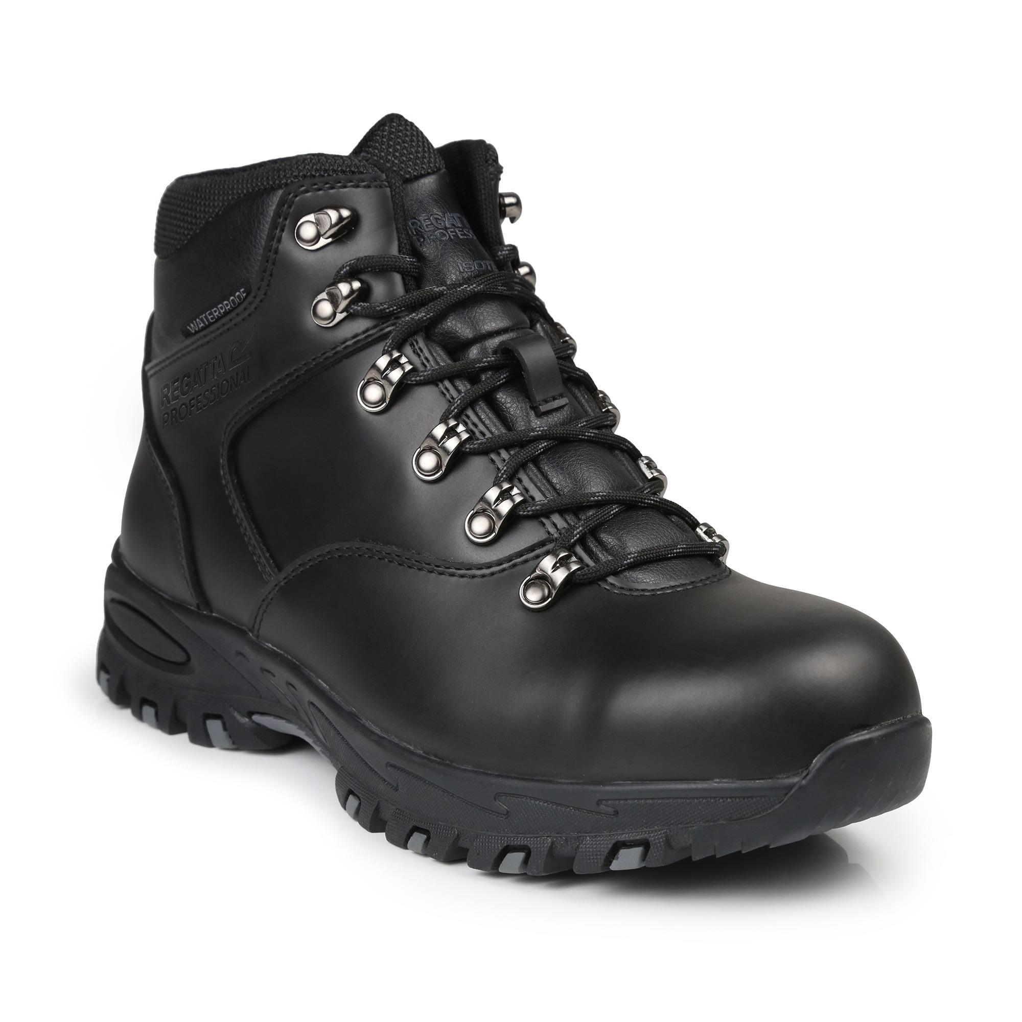 Regatta Gritstone S3 black waterproof steel toe/midsole safety hiker boot