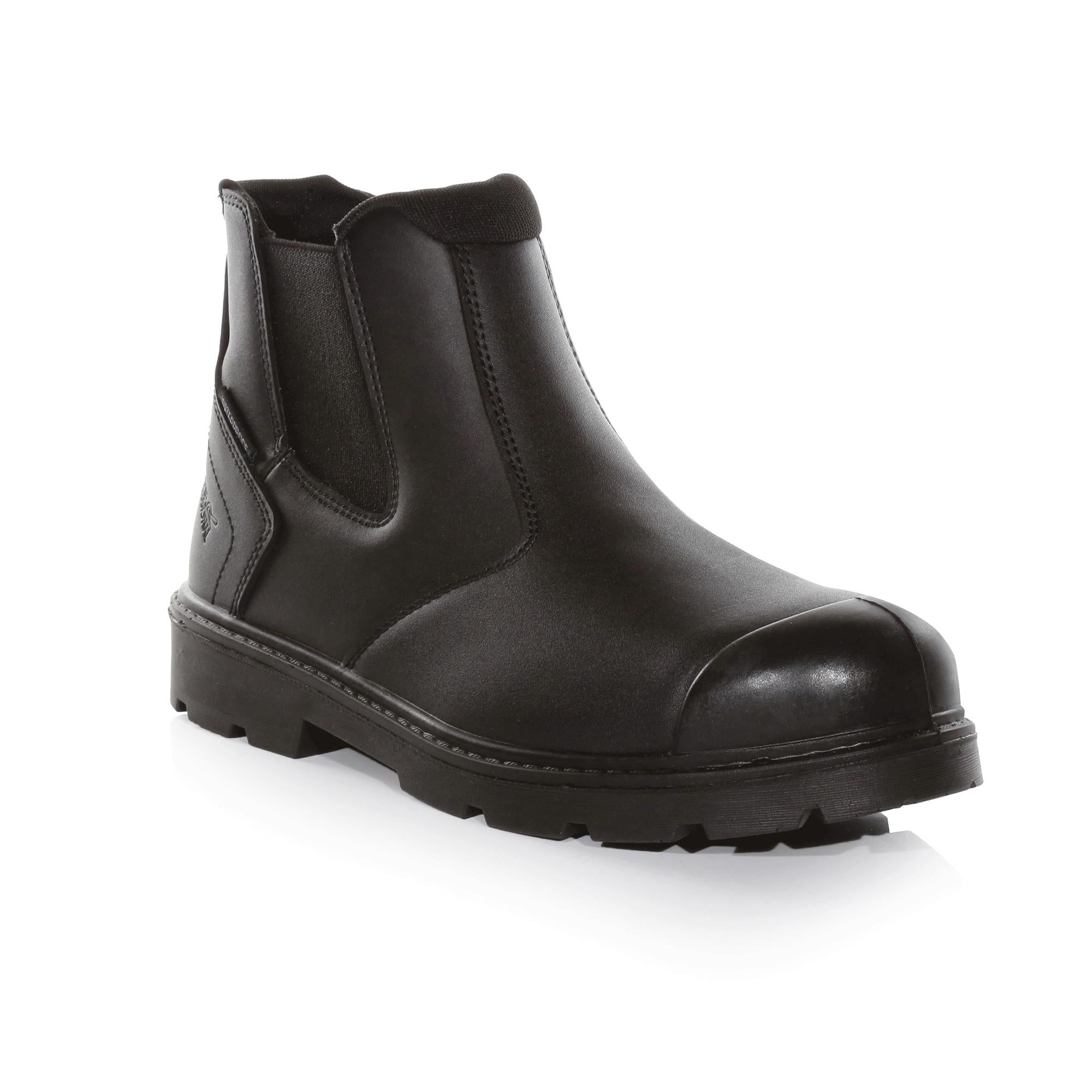 Regatta Dealer S3 black waterproof steel toe/midsole safety work boot