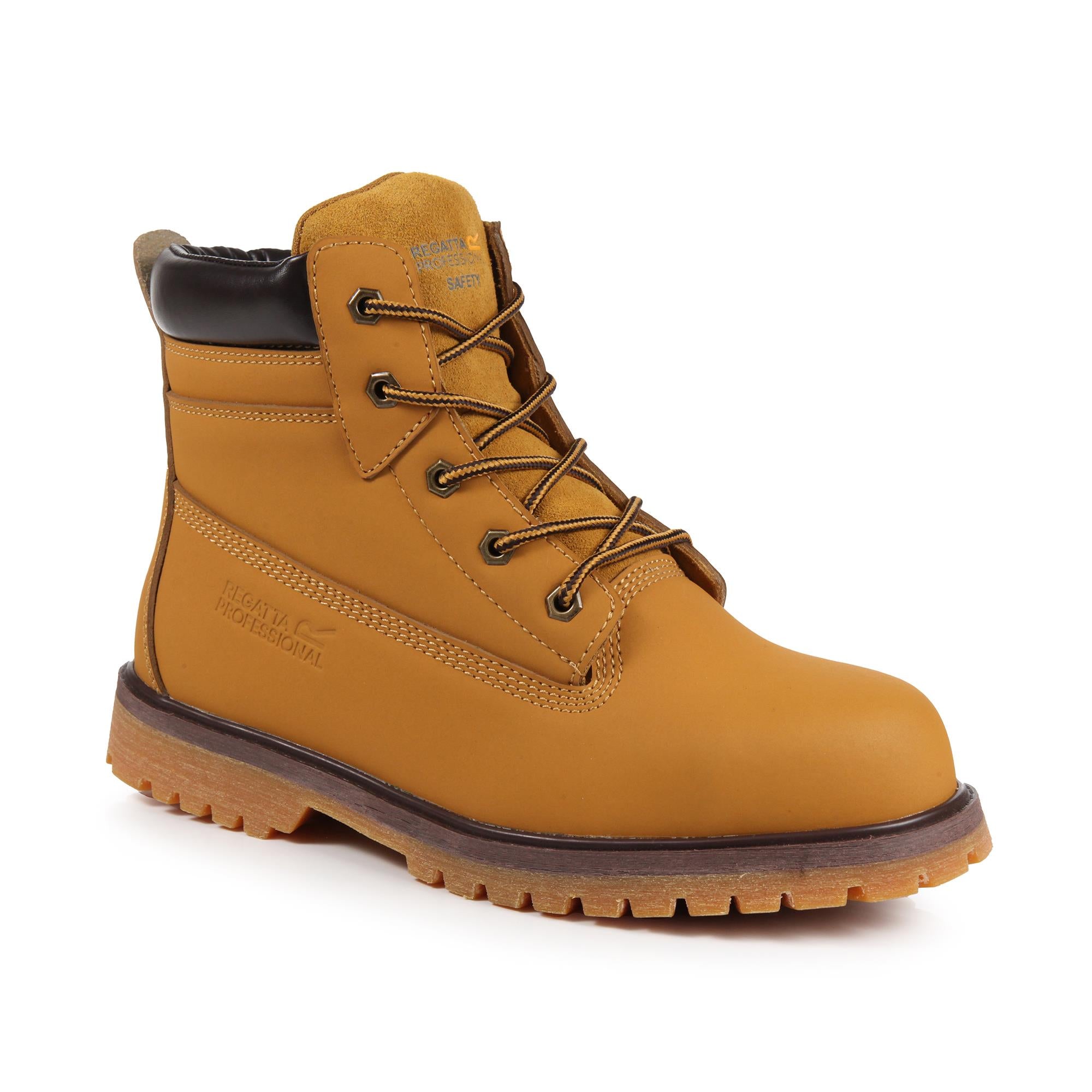 Regatta Expert S1P honey nubuck steel toe/midsole safety work boot #TRK208