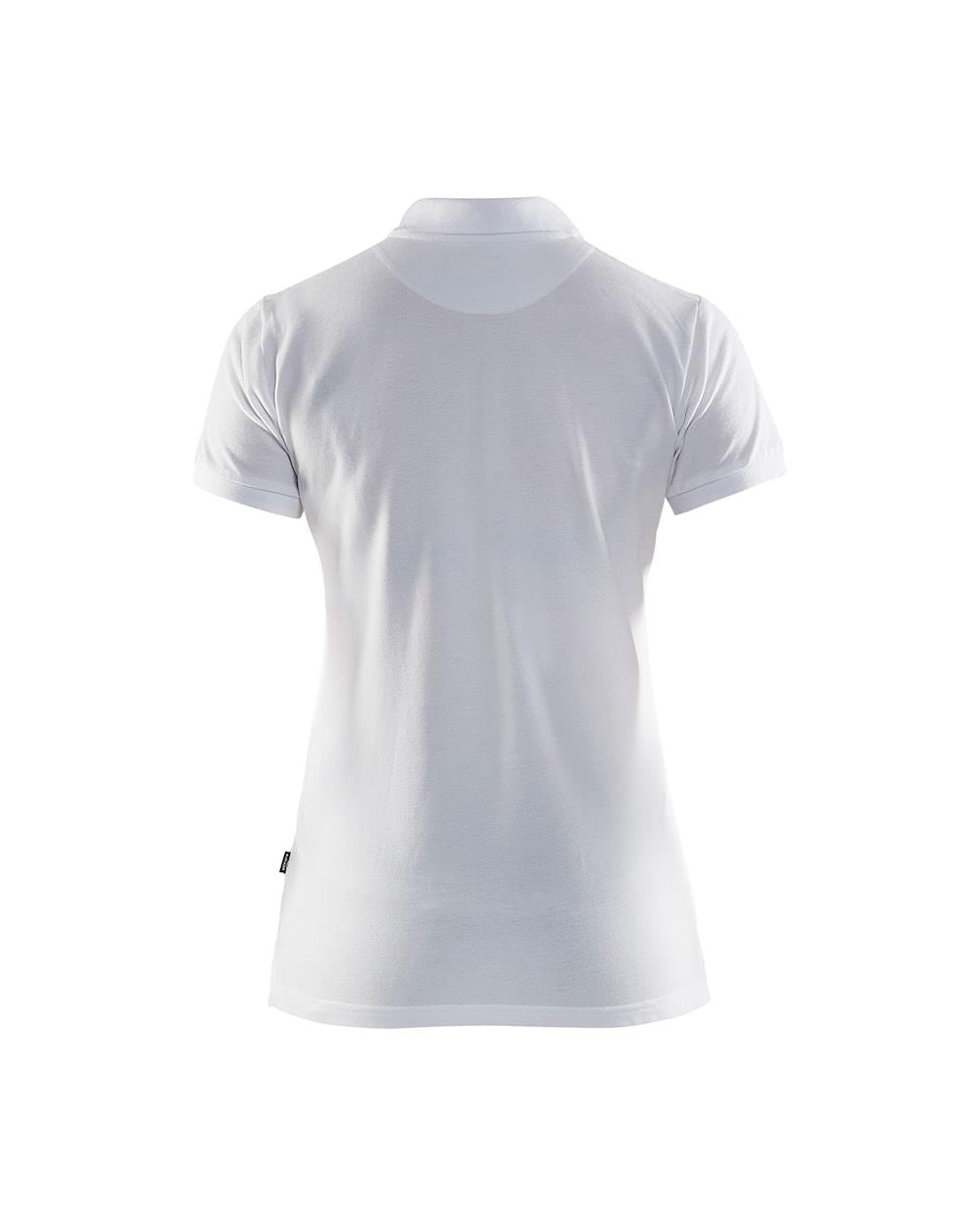 Blaklader white women's cotton pique work polo-shirt #3307